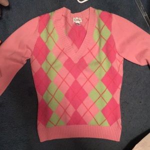 Lilly Pulitzer Argyle Sweater